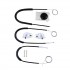 VWR883 Window Regulator Repair Kit Front; Right Door for Renault Megane 2 2002-2008 With Motor Cover