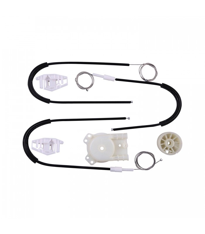 VWR884 Window Regulator Repair Kit Front; Left Door for Renault Megane 2 2002-2008 With Motor Cover