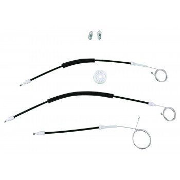 VWR962 Window Regulator Repair Kit Front; Left Door for Mercedes E Series W211 2002-2009