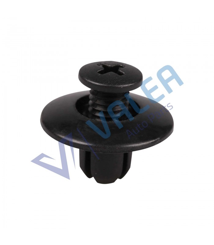 VCF1044 10 Pieces Push-Type Retainer, Black, Long for Mazda : FB01-56-964, Nissan: 63876-95596, Honda: 90675-SB3-003 