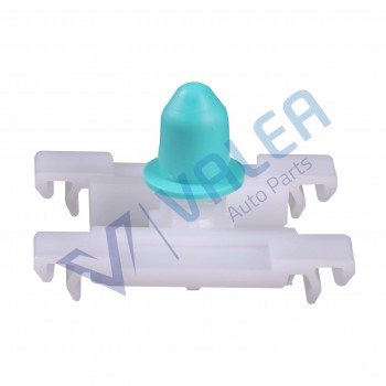 VCF1737 10 Pieces Side Moulding Clip White, Short, with pin for VW : 1H0853585