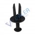 VCF1744 10 Pieces Hood Insulation Retainer, Expanding Rivet Black for BMW OEM: 51481915964