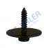VCF2441 10 Pieces Screw with washer Black for Mercedes: 2019900536