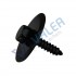 VCF2441 10 Pieces Screw with washer Black for Mercedes: 2019900536