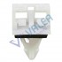 VCF382 10 Pieces Bumper Retainer With Sealer, White Nylon for Honda : 71592-S5D-000, 71592-S6A-000