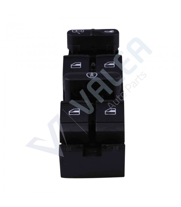 VDP116 Power Window Control Panel Master 9-Pin Switch Front Left Door-Driver Side for VW Seat:1J4959857B 