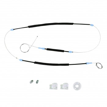 VWR234 Window Regulator Repair Kit Front; Left Side for VW Passat B5 1998-2005