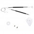 VWR268 Window Regulator Repair Kit Rear; Left Door for Renault Megane 1 1996-2003
