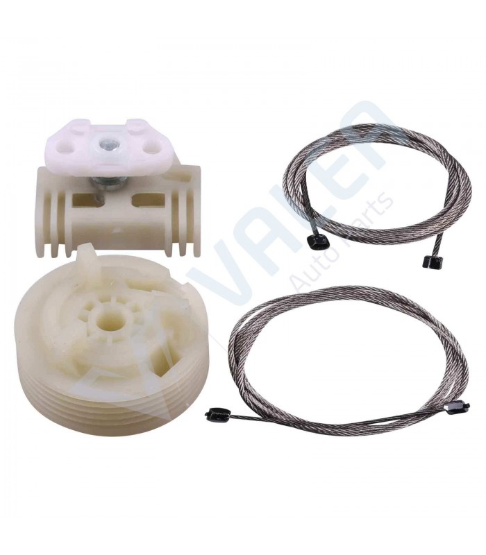 VWR368 Window Regulator Repair Kit Rear; Right Door for Opel Meriva 2003-2010 
