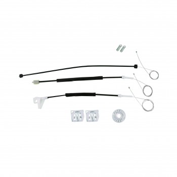 VWR442 Window Regulator Repair Kit Front; Left Door for Skoda Octavia 1st Generation Typ 1U 1996–2000