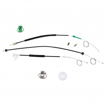 VWR443 Window Regulator Repair Kit Front; Right Door for Skoda Octavia 1st Generation Typ 1U 1996–2000