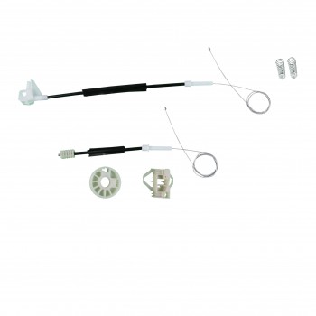 VWR444 Window Regulator Repair Kit Rear; Left Door for Skoda Octavia 1st Generation Typ 1U 1996–2000