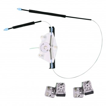 VWR50 Window Regulator Repair Kit Metal Bracket; Front Left Door for VW Bora Golf 4 