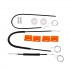 VWR516 Window Regulator Repair Kit Front; Right&Left Doors for Audi A4 B6/B7 2002-2008 