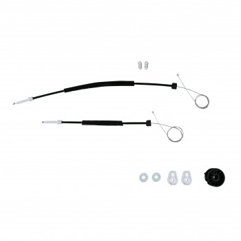 VWR566 Window Regulator Repair Kit Rear; Right for Renault Megane 2 Cabriolet CC 2002-2009