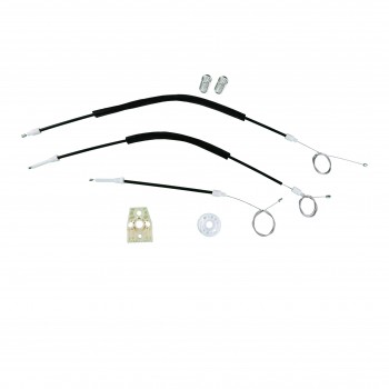 VWR601 Window Regulator Repair Kit Front; Left Side Door for VW Jetta 2005-2009; VW Golf 5 2003-2009