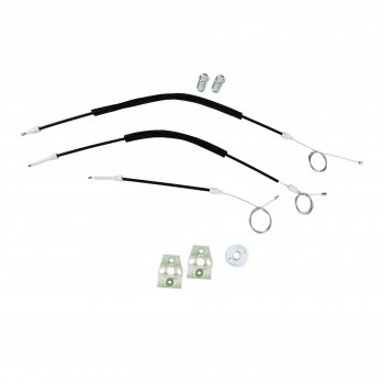 VWR601 Window Regulator Repair Kit Front; Left Side Door for VW Jetta 2005-2009; VW Golf 5 2003-2009