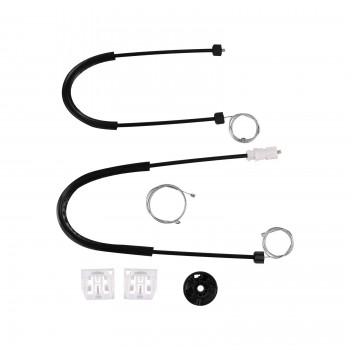 VWR632 Window Regulator Repair Kit Front; Left with plastic clip for Peugeot 607 4/5 Door  2000-2010