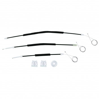 VWR633 Window Regulator Repair Kit Front; Right with plastic clip for Peugeot 607 4/5 Door  2000-2010