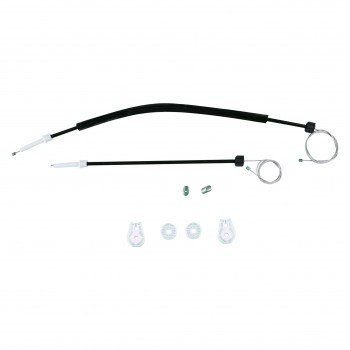 VWR679 Window Regulator Repair Kit Rear; Left Door for Peugeot 307 Cabriolet CC 2003-2008