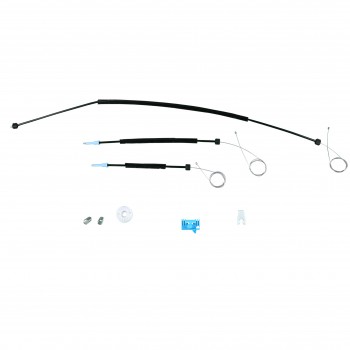 VWR680 Window Regulator Repair Kit Front; Right Door for Peugeot 307 Cabriolet CC 2003-2008