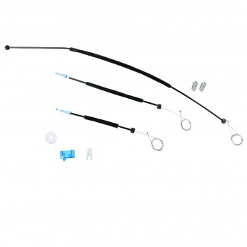 VWR681 Window Regulator Repair Kit Front; Left Door for Peugeot 307 Cabriolet CC 2003-2008