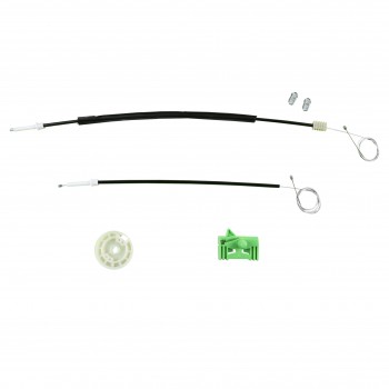 VWR682 Window Regulator Repair Kit Front; Left Door for Peugeot 306 4/5 Door 1994-2002